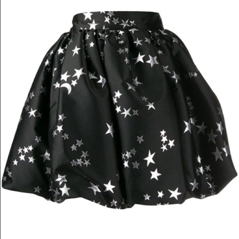 P.A.R.O.S.H Long balloon starry black skirt
